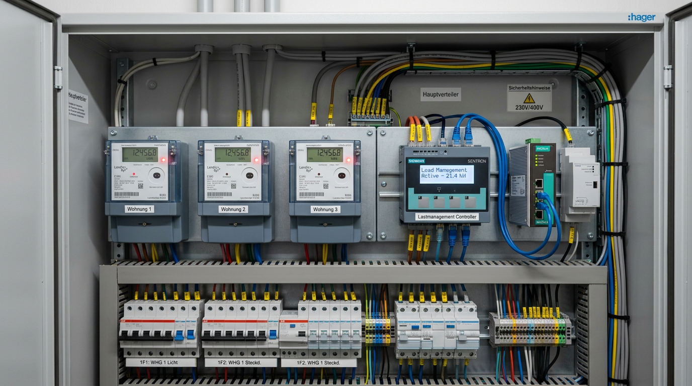 Smart Meter und Lastmanagement Komponente MFH