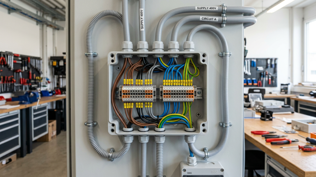 Elektro-Installationskomponenten: Kabel, Leitungen und Verbindungen